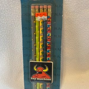 2001 Vintage XConcepts Toy Machine Monsters #2 Pencils NOS Pack Of 5